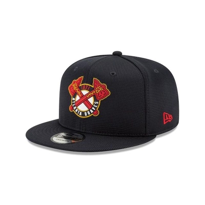 Atlanta Braves Gorra | New Era MLB Clubhouse Collection 9fifty Snapback Cap Mexico - Azules
